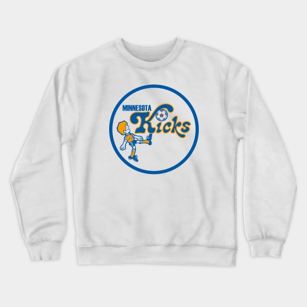 Minnesota Kicks 1976 Crewneck Sweatshirt by zurcnami